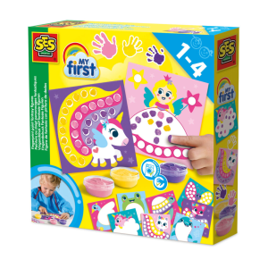 My first - Fingerprint paint fantasy figures