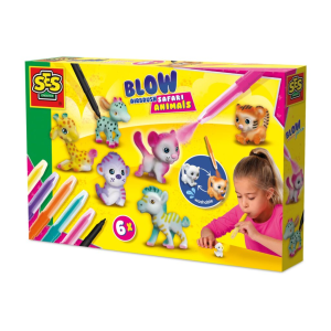 Blow airbrush pens - Safari animals 6x