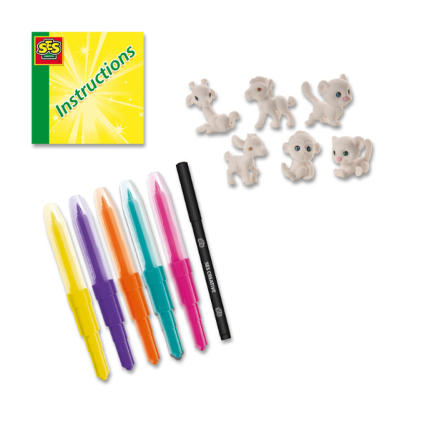 Blow airbrush pens - Safari animals 6x - Image 6