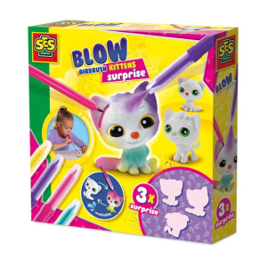 Blow airbrush pens - Kittens surprise 3x