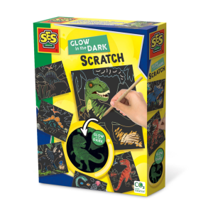 Glow in the dark scratch - Dinosaurs