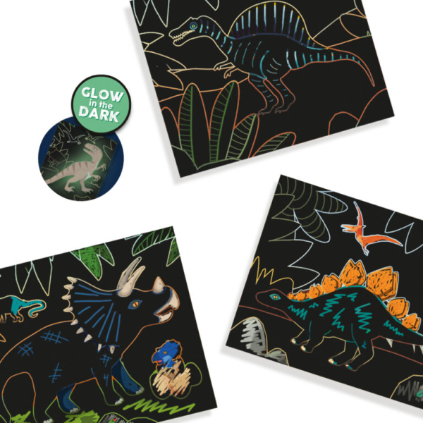 Glow in the dark scratch - Dinosaurs - Image 6