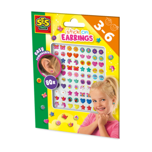 Stick on earrings