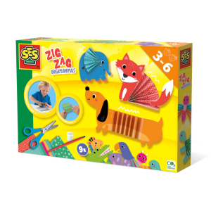 Zig zag origami animals