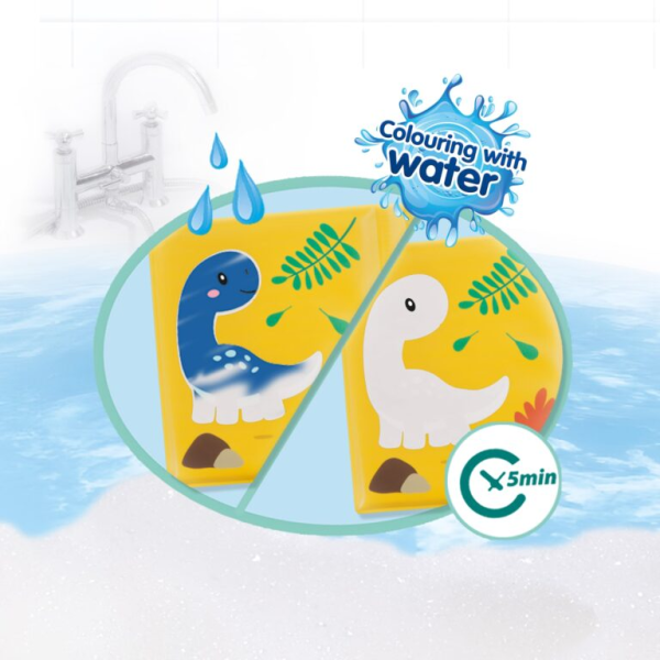 Bath book - Colouring with water dinos - Image 5