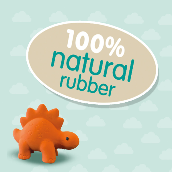 Bath Stegosaurus - 100% natural rubber - Image 4