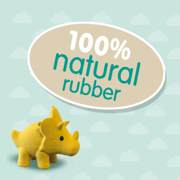 Bath Triceratops - 100% natural rubber - Image 4