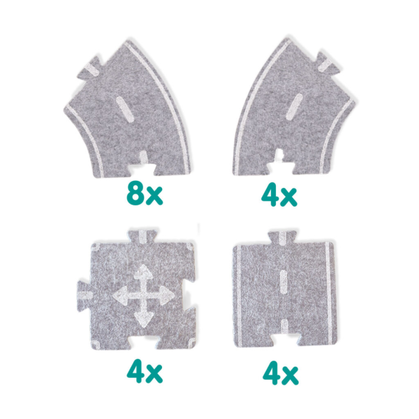 Felt road circuit 20pcs - Image 3