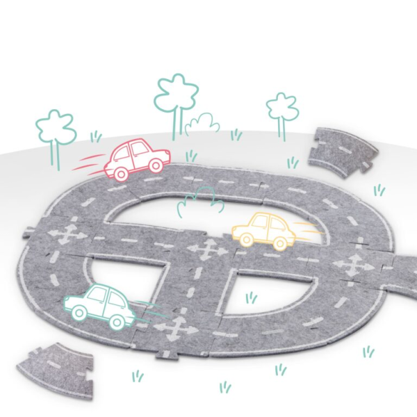 Felt road circuit 20pcs - Image 5