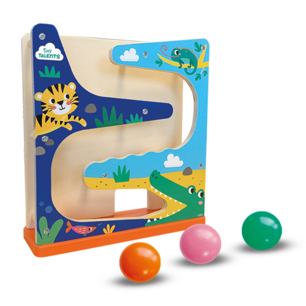 Wooden ball track crocodile - Image 3