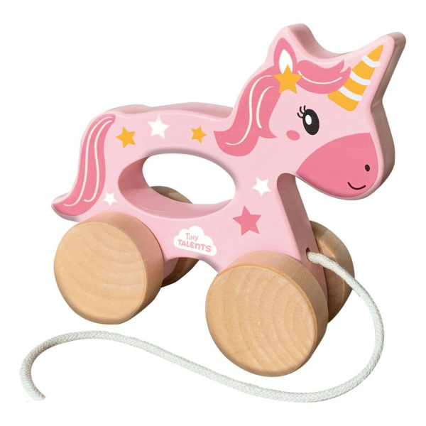 Push and pull 2 in 1 wooden unicorn - Image 3