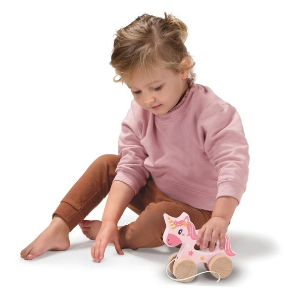 Push and pull 2 in 1 wooden unicorn - Image 4