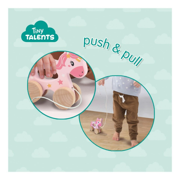 Push and pull 2 in 1 wooden unicorn - Image 5
