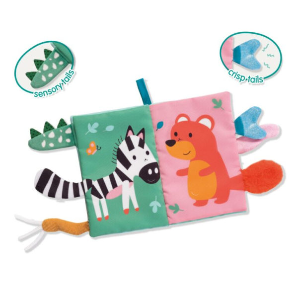Sensory animal tails cloth book - Image 9