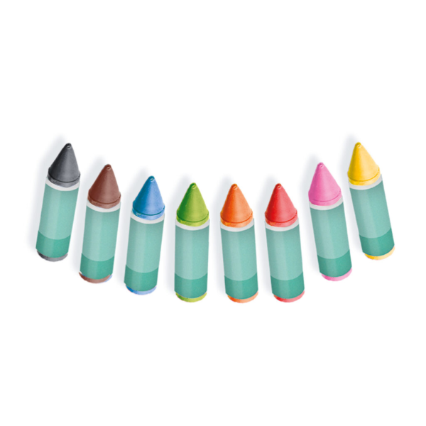 Bath crayons - 8 colours - Image 3