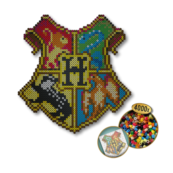 Harry Potter - Iron on beads colour mix (Hogwarts crest) - Image 3