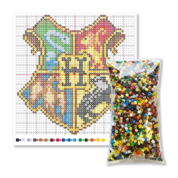 Harry Potter - Iron on beads colour mix (Hogwarts crest) - Image 5