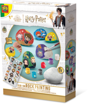 Harry Potter - Rub-on rock painting
