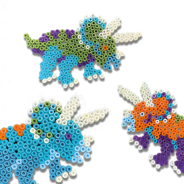 Green Beedz - Iron on beads set Triceratops dino - Image 7