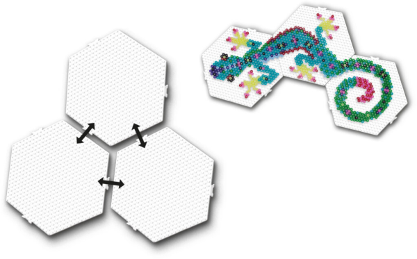 Hexagon connectable pegboards 3x - Image 4