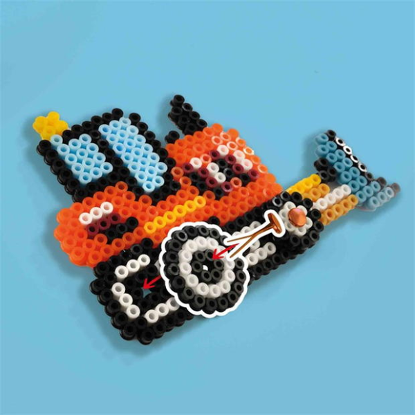 Iron on beads - Constructions trucks - Image 4