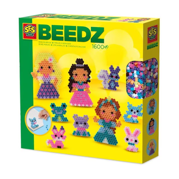 Iron on beads - Princesses and animal friends