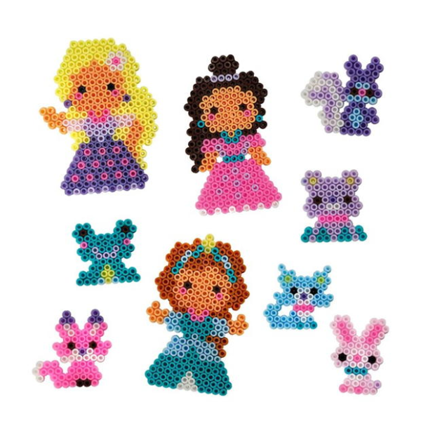 Iron on beads - Princesses and animal friends - Image 5
