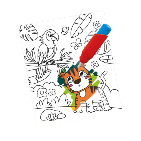 Colouring with water book with water brush - Travel - Image 6