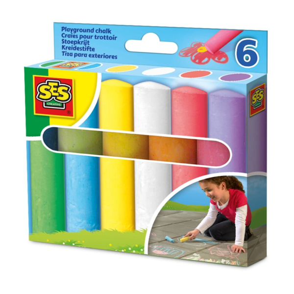 Playground chalk 6 pack