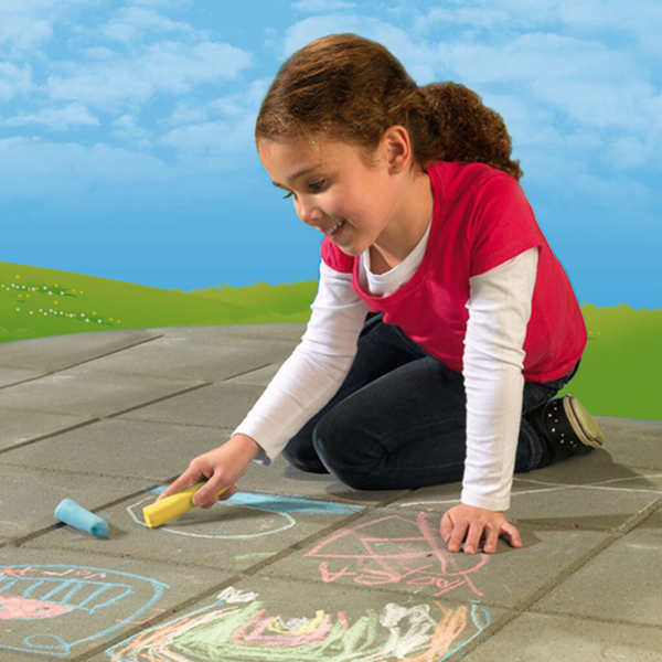 Playground chalk 22pcs bucket - Image 4