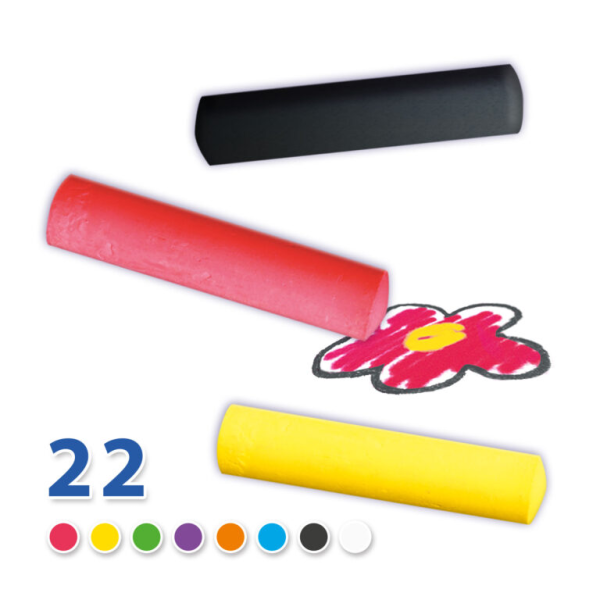Playground chalk 22pcs bucket - Image 5