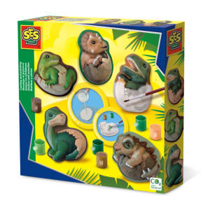 Casting and painting - Dino eggs