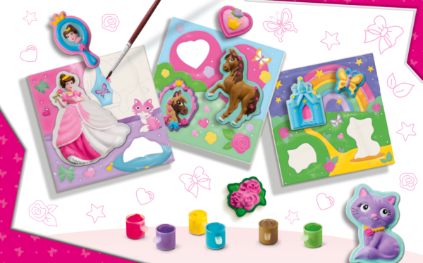 Casting and painting - Canvases to paint princesses 3x - Image 3