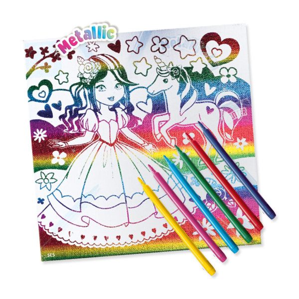 Metallic colouring canvas - Image 3