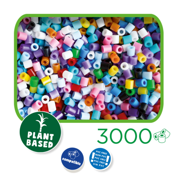 Iron on beads 3000 mix basic - Image 3
