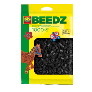 Iron on beads 1000 black