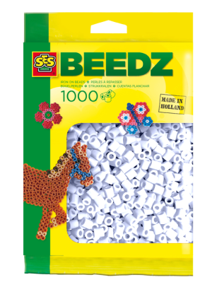 Iron on beads 1000 white