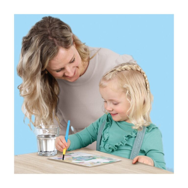 Colouring with water book with water brush - Farm - Image 5