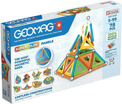 Geomag Supercolor Panels Recycled 78 Pieces Set