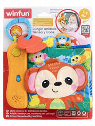 Jungle Animals Sensory Book