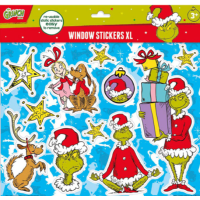 Grinch Window Stickers