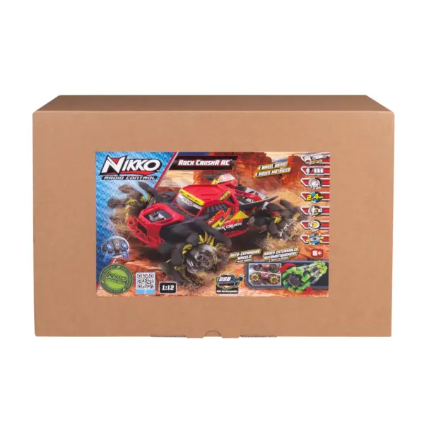 Nikko Rock CrushR Toy RC Car Red Lightning Radio Control Kids Motorised Vehicle - Image 2