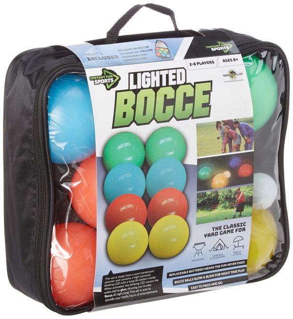 Lighted Bocce Ball Set