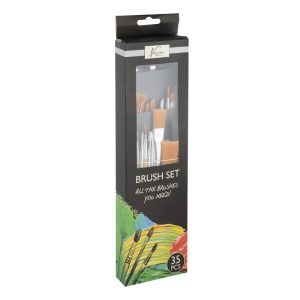 Brush set, 35 pcs