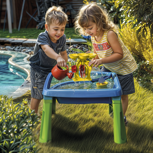 Sand and Water Creativity Table - Blue - Image 6