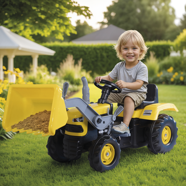 Pedal Tractor with Frontloader - Image 4