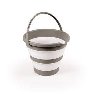 Dolu Folding Bucket - Stone Grey