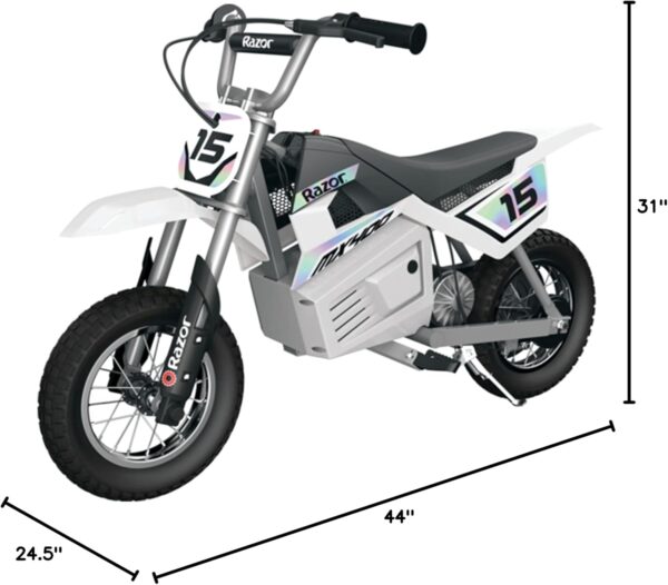 Razor Dirt Rocket MX400 24 Volt - White - Image 4