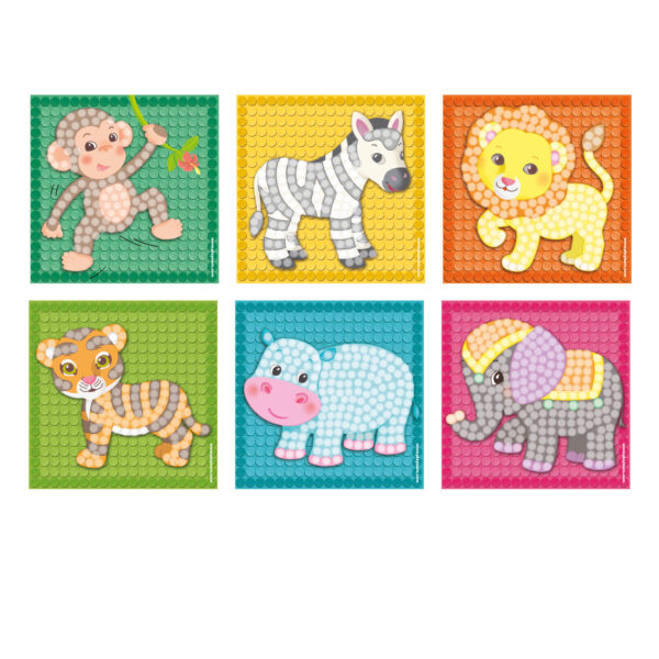 PlayMais Eco Play Mosaic Little Zoo - 2,300 Mosaic Pieces - Image 2