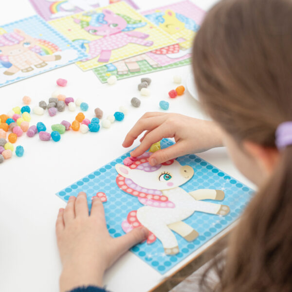 PlayMais Eco Play Mosaic Little Unicorn - 2,300 Mosaic Pieces - Image 3